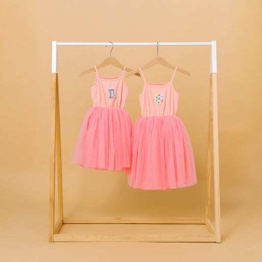 Personalise your Tutu Dress with the first letter of the child’s name on the front